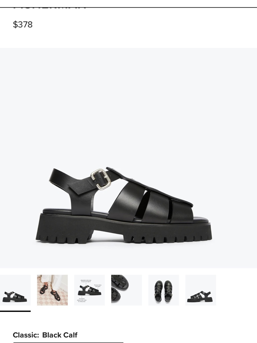 Freda Salvador Darya Lug Sole Sandal